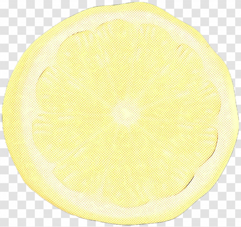 Yellow Lemon Circle - Pop Art Transparent PNG