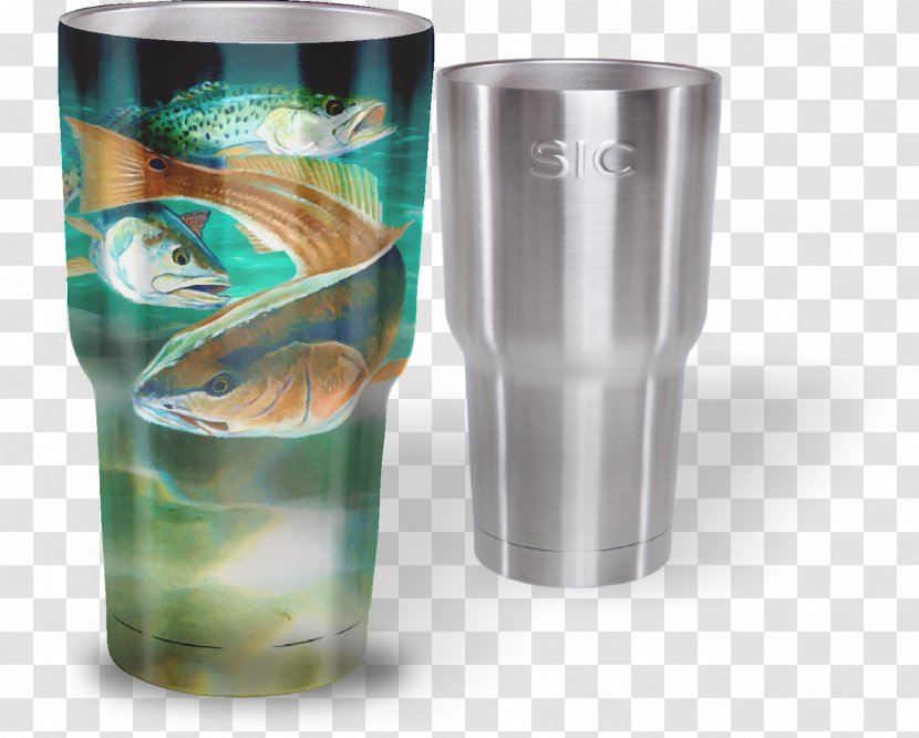 Highball Glass Wire Cup Electronic Circuit - Fish Pattern Transparent PNG
