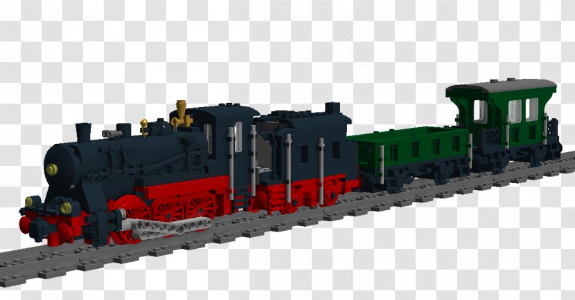 Lego Trains Rail Transport Railroad Car Steam Locomotive - Train Transparent PNG