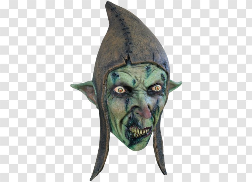 Goblin Mask Costume Halloween Disguise - Terrorist Transparent PNG