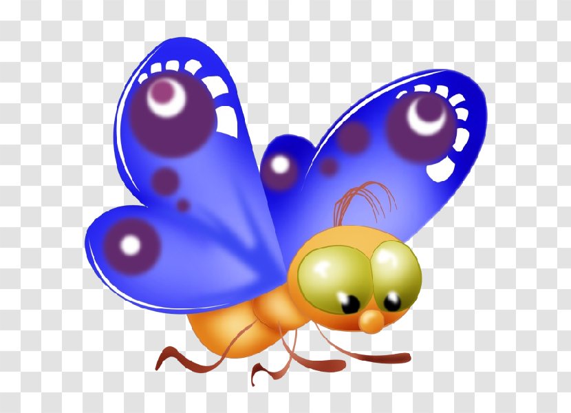 Butterfly Drawing Clip Art - Brush Footed - Blue Sky Background Transparent PNG