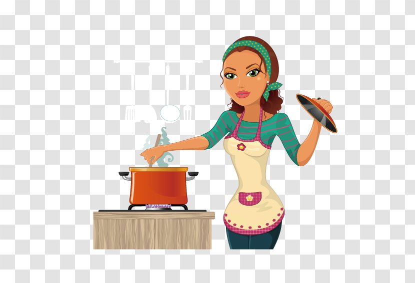 The Kitchen Cooking Chef Woman - Homemaker - Housewife Transparent PNG