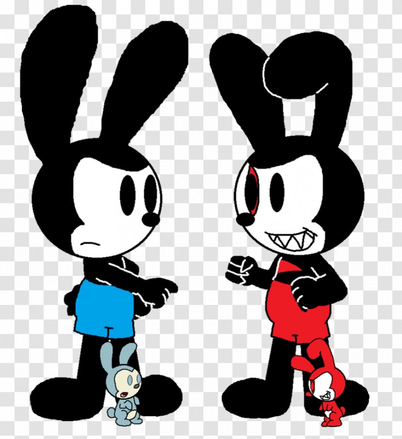 Oswald The Lucky Rabbit Easter Bunny Bugs Cartoon - Model Sheet Transparent PNG
