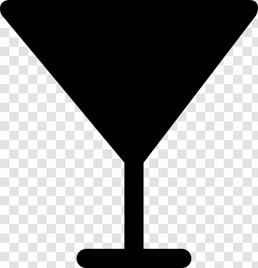 Cocktail Glass Martini Margarita - Party Silhouette Transparent PNG