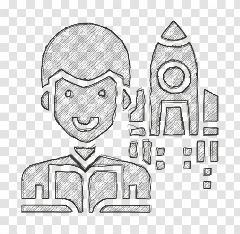Astronautics Technology Icon Astronomer Icon Aerospace Icon Transparent PNG
