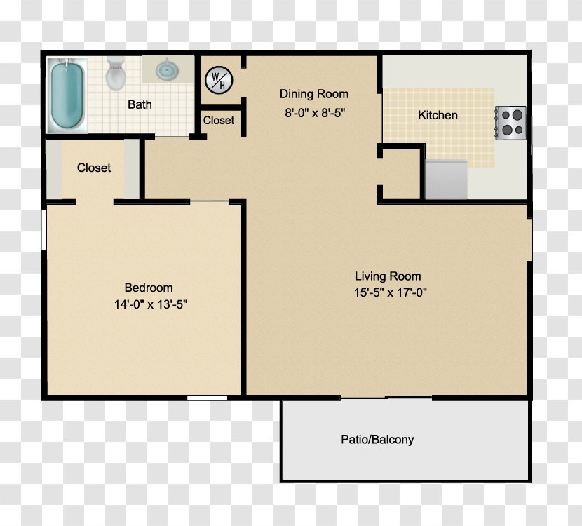 Plan Tree - Apartment - Diagram Drawing Transparent PNG