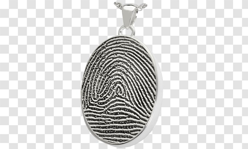 Locket Charms & Pendants Jewellery Sterling Silver Necklace - Fingerprint Transparent PNG