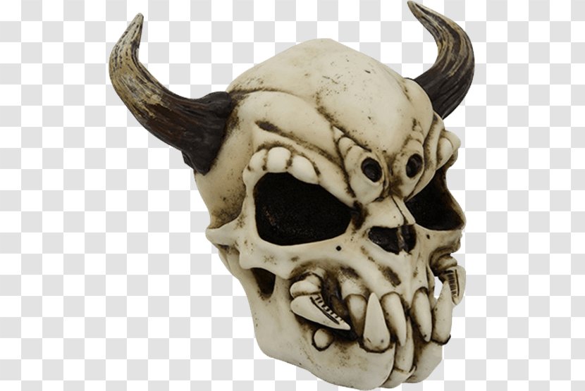 Skull Horn Human Skeleton Bone - Demon - Devil Transparent PNG