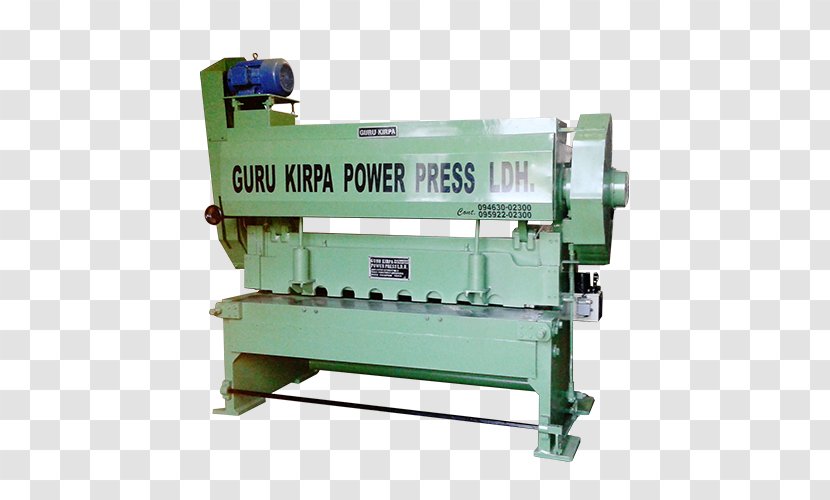 Machine Tool Shearing Press - Export Transparent PNG