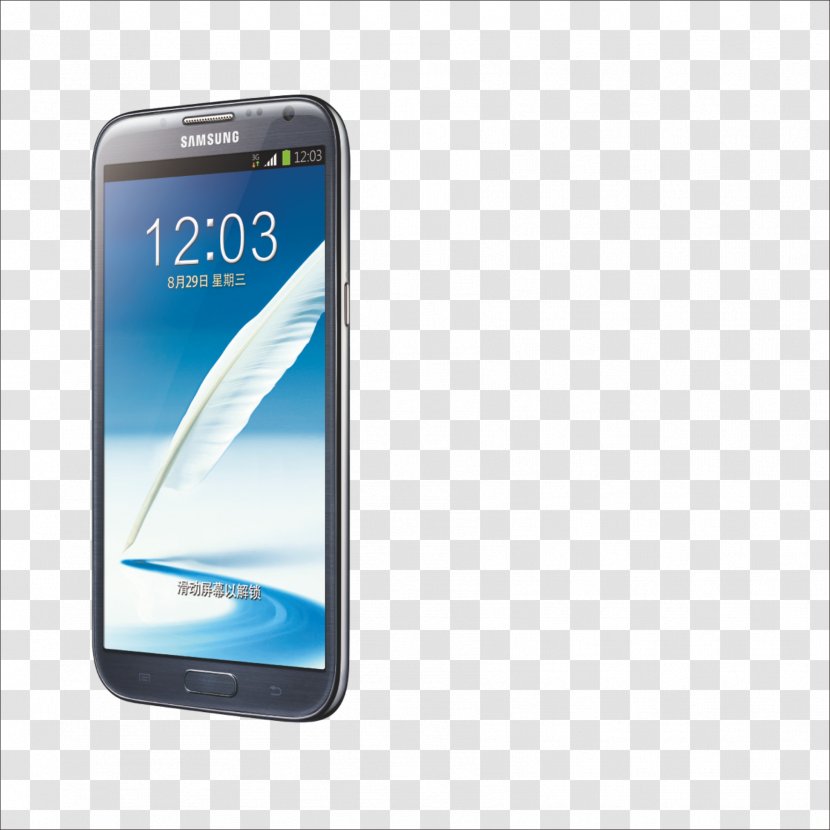 Samsung Galaxy Note Android LTE Smartphone - Super Amoled Transparent PNG