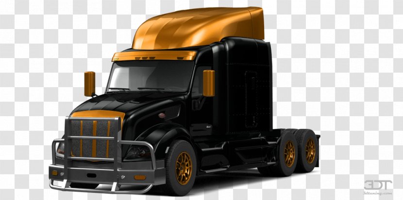 Car Semi-trailer Truck Commercial Vehicle Motor Tire - Freight Transport Transparent PNG