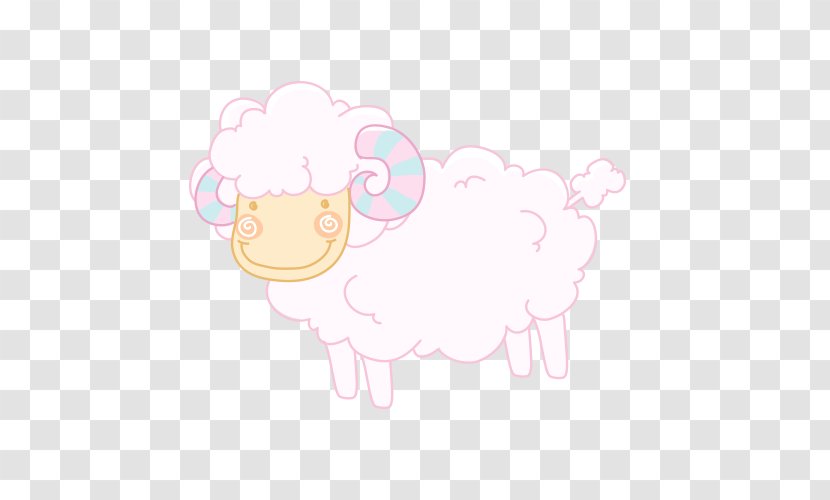 Carnivora Textile Nose Illustration - Watercolor - Hand Painted Small Sheep Transparent PNG