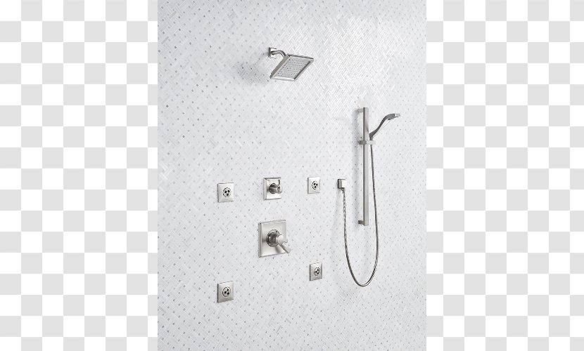 Shower Tap Bathroom Sink - Hardware - Marble Tile Pattern Transparent PNG