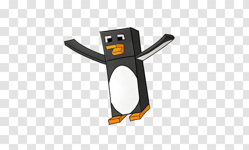 Penguin Minecraft Drawing Image Bird - Crafts Transparent PNG