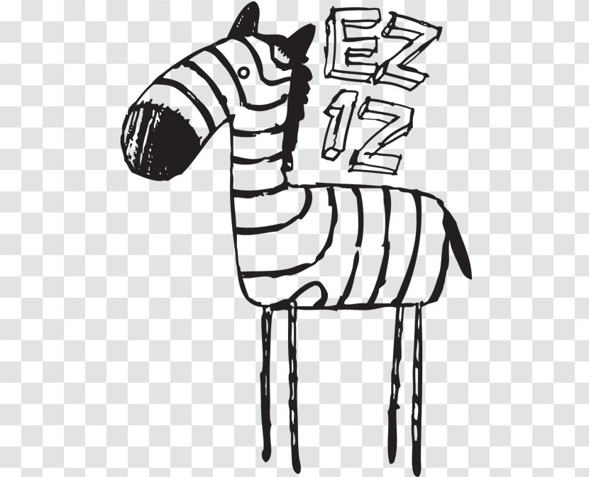 Zebra Mustang Drawing Clip Art Transparent PNG