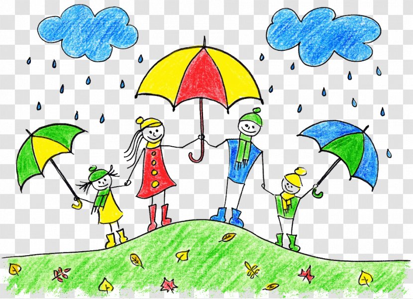 Children's Drawing Wet Season - Artwork - Child Transparent PNG