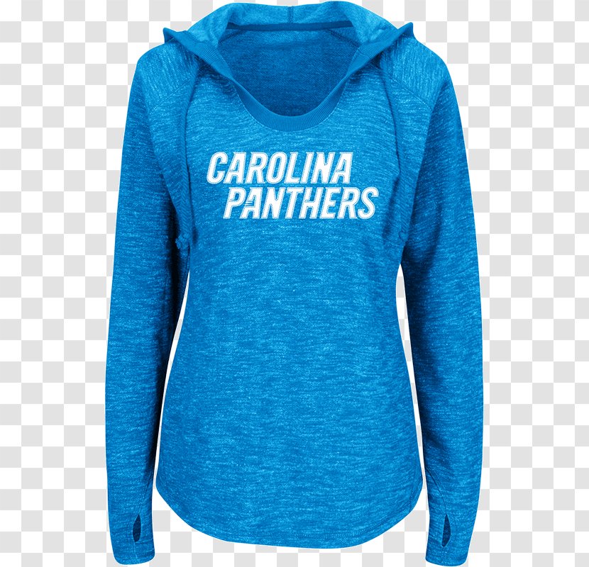 Carolina Panthers Hoodie (M) T-shirt Turquoise M SHOPOHOLIC FASHION - Outerwear Transparent PNG