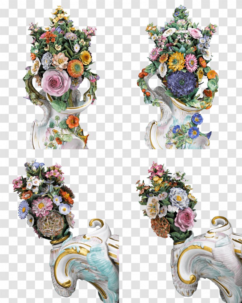 Floral Design Meissen Porcelain Flower Bouquet Cut Flowers - Plate Letinous Edodes Transparent PNG