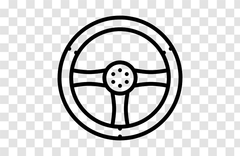 Clip Art - Line - Steering Wheel Transparent PNG