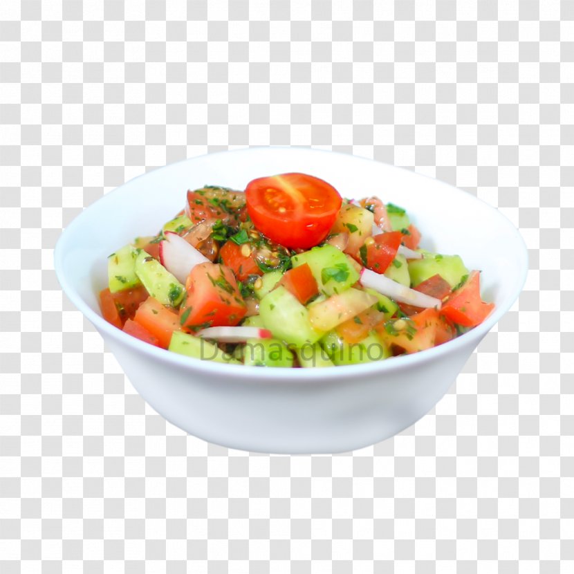 Israeli Salad Pasta Vegetarian Cuisine Hamburger - Dessert Transparent PNG