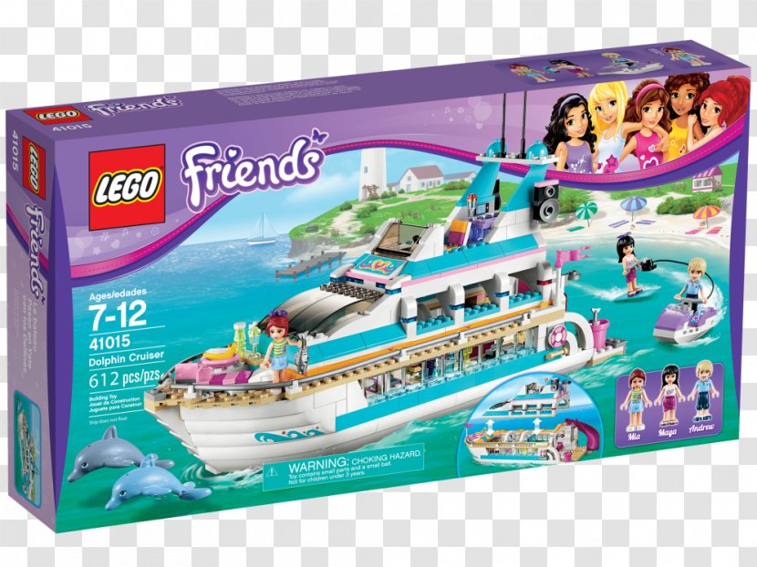 LEGO 41015 Friends Dolphin Cruiser Toy Lego Minifigure - 41005 Heartlake High Transparent PNG