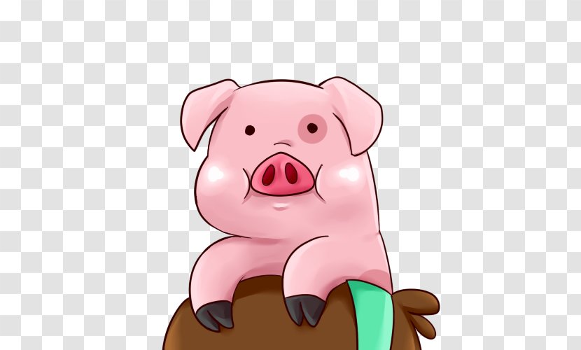 Pig Waddles Drawing Art Character - Gravity Falls Transparent PNG