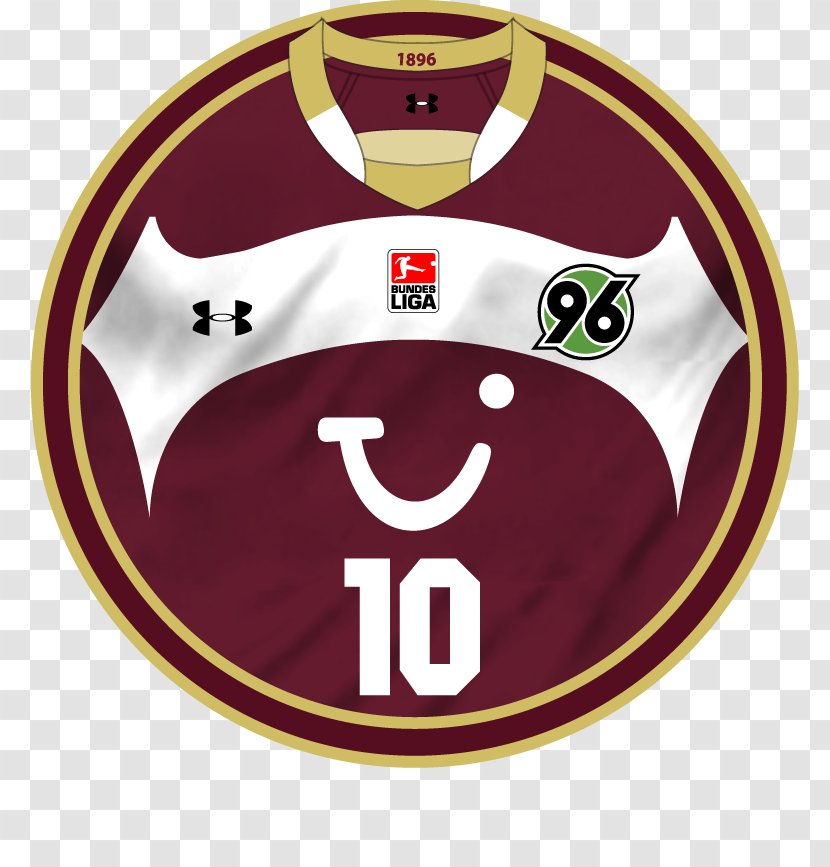 Hannover 96 Hanover Logo Maroon Brand - American Football Transparent PNG