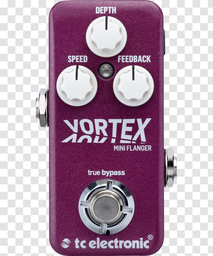 Audio TC Electronic Vortex Mini Flanger Flanging Effects Processors & Pedals - Electric Guitar Transparent PNG