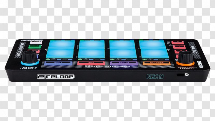 Reloop Neon Disc Jockey DJ Controller Audio Mixers MIDI - Multimedia - Dj Transparent PNG