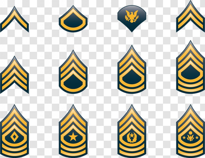 Military Rank United States Army Enlisted Insignia Sergeant - Area - Grades Of American Academies Transparent PNG