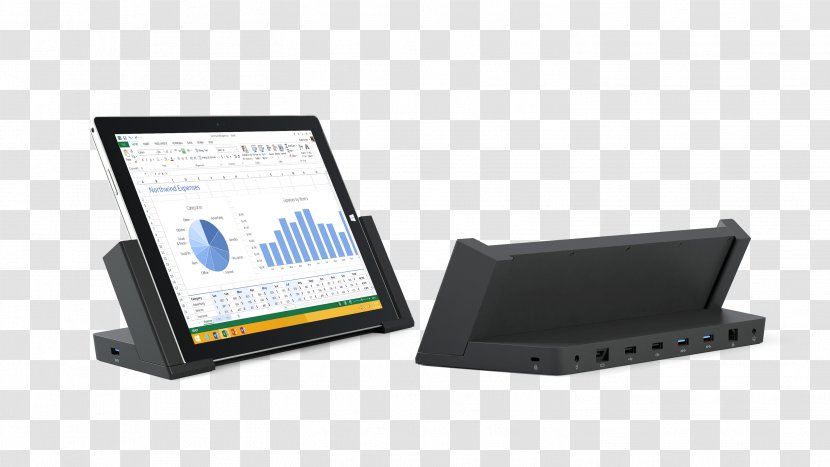Surface Pro 3 Laptop 4 Docking Station Microsoft - Mini Displayport - Connect Transparent PNG
