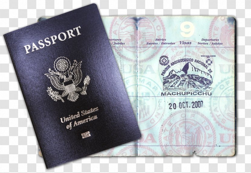 Fake Passport Travel Visa United States - Identity Document Transparent PNG