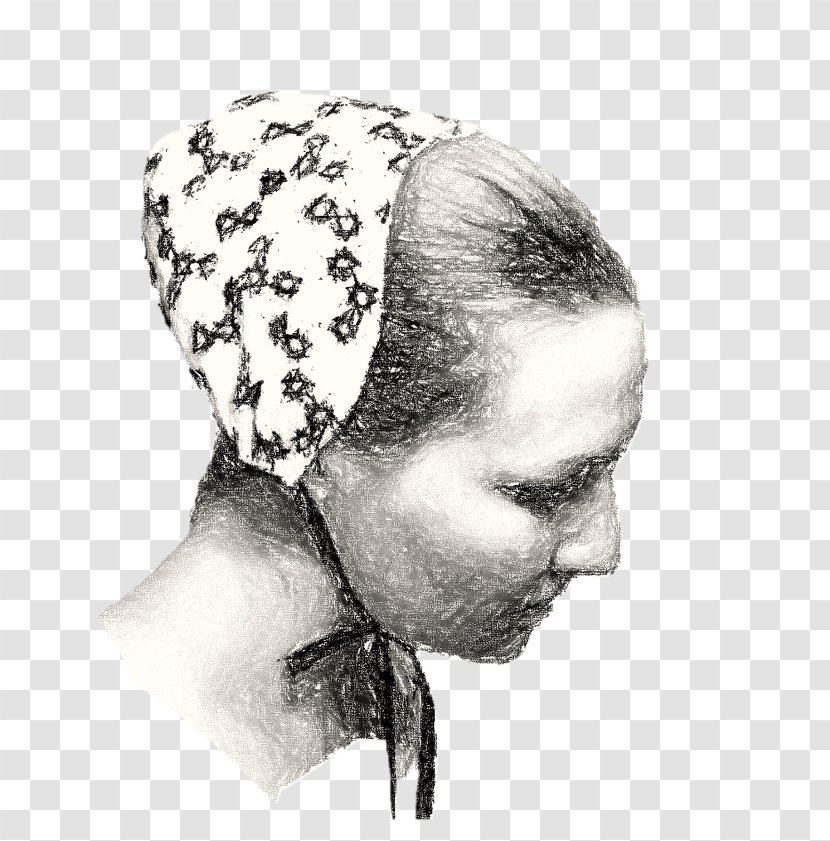 Elizabethan Era Jacobean Coif Bonnet Tudor Period - Forehead - Cap Transparent PNG