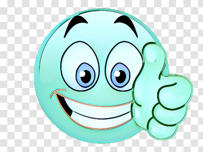Emoticon - Turquoise - Eye Head Transparent PNG