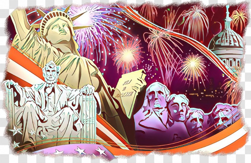 Fourth Of July Background - Usa Independence Day - Cushion Nativity Scene Transparent PNG