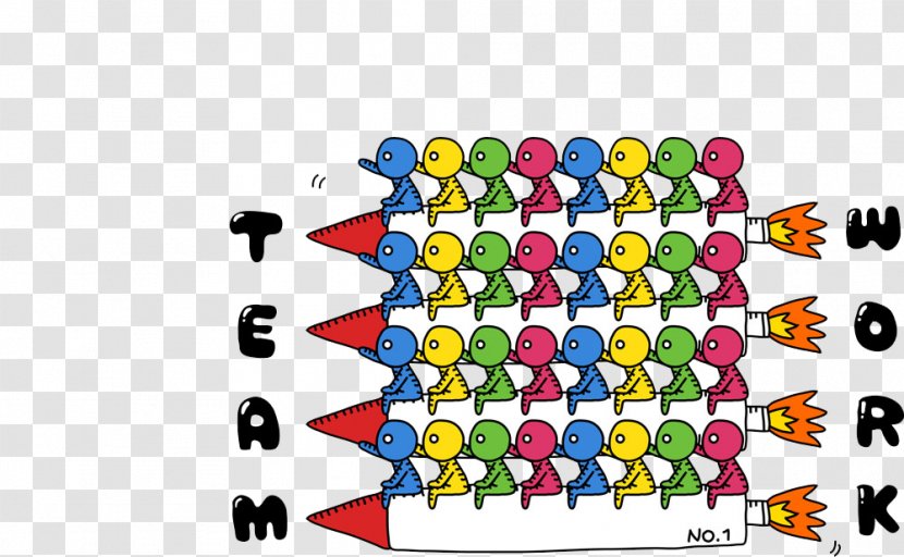 Teamwork Cartoon Comics - Area - Color Villain Rocket Ride Buckle Creative HD Free Transparent PNG