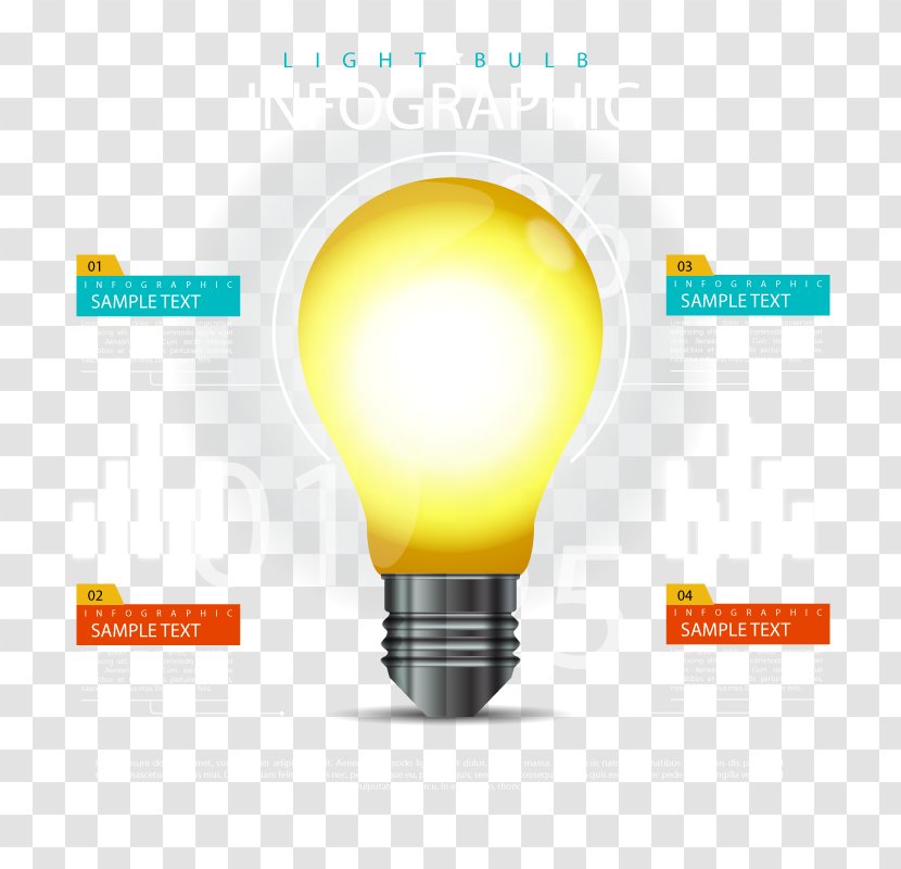 Incandescent Light Bulb Euclidean Vector - Brand Transparent PNG
