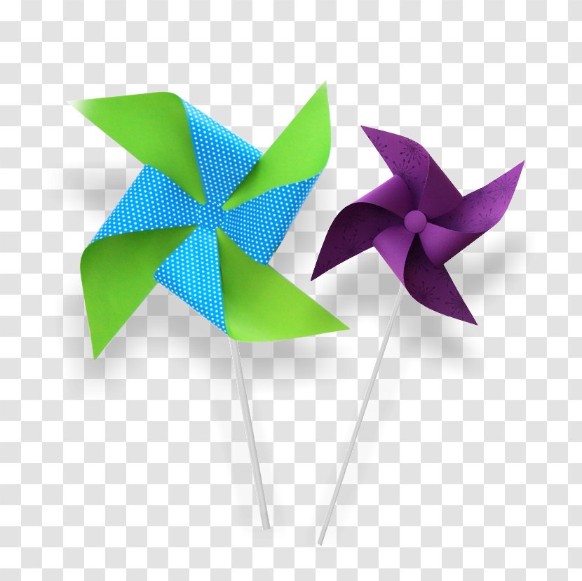 Pinwheel Origami Paper - Art - Design Transparent PNG