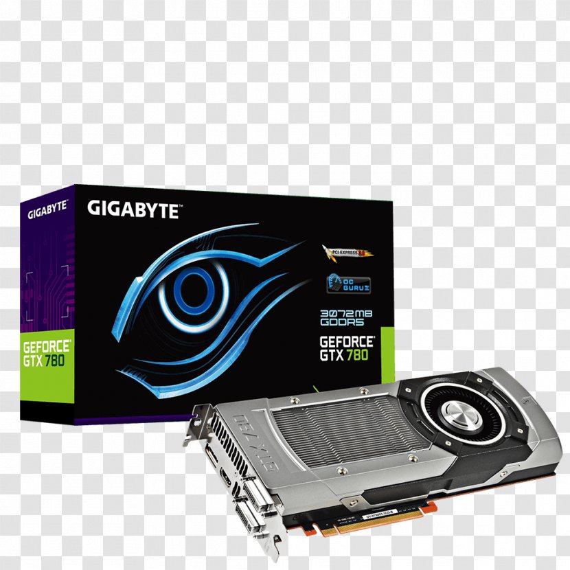 Graphics Cards & Video Adapters Gigabyte Technology NVIDIA GeForce GTX 780 GDDR5 SDRAM - Electronic Device - Gddr5 Sdram Transparent PNG