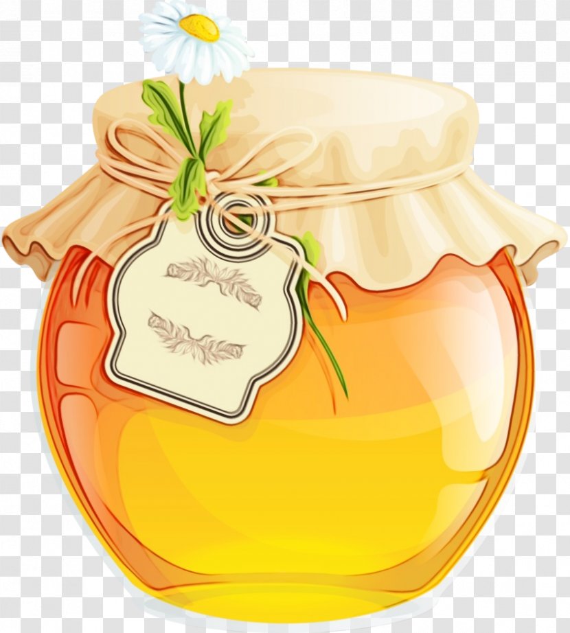 Yellow Design Fruit - Honey - Honeybee Transparent PNG