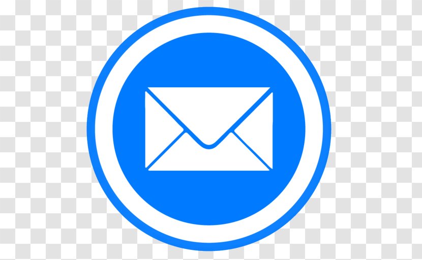 Email - Text - Blue Transparent PNG