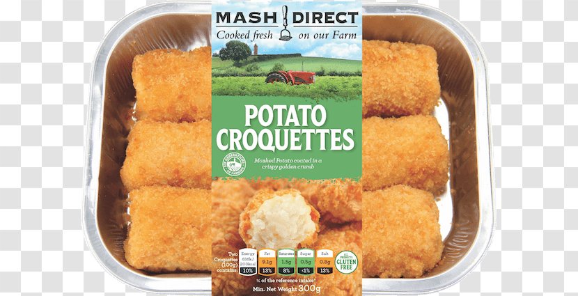 McDonald's Chicken McNuggets Croquette Korokke Nugget Rissole - Mashed Potatoes Transparent PNG