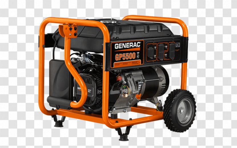 Generac GP Series 5500 Power Systems Engine-generator Electric Generator GP6500 - Repair Transparent PNG