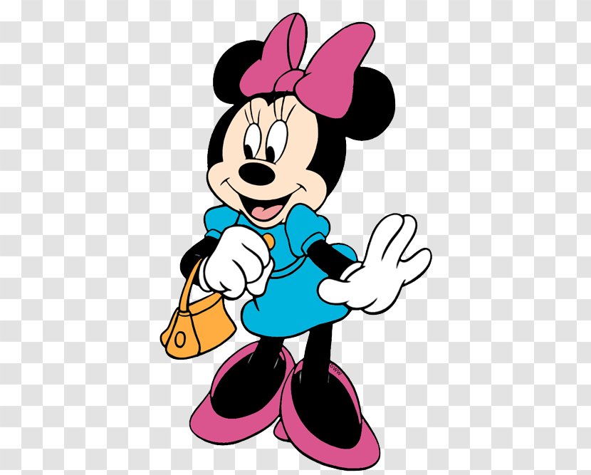 Minnie Mouse Mickey Handbag Clip Art - Polka Dot - Mousse Transparent PNG