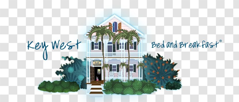 Key West Bed And Breakfast® Garden House By Vacasa Hotel - Building - Hand Painted London Transparent PNG