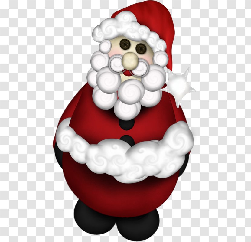 Santa Claus Christmas Ornament Beard Transparent PNG
