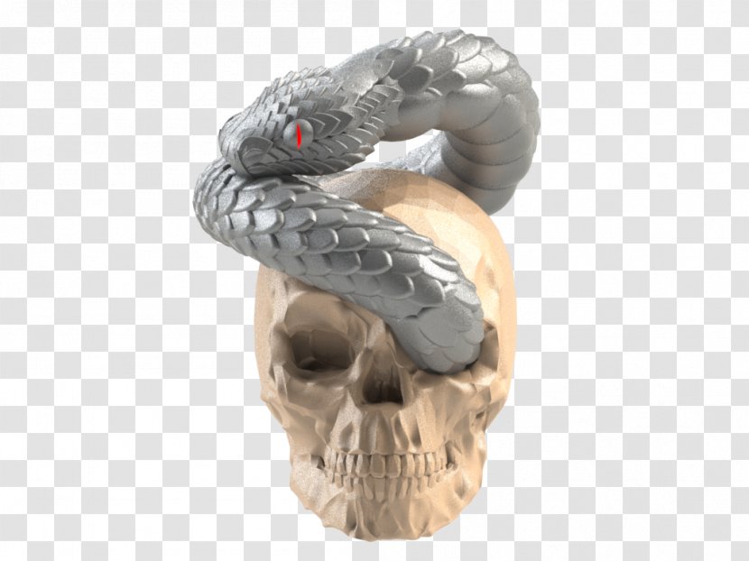Skull Figurine - Jaw Transparent PNG