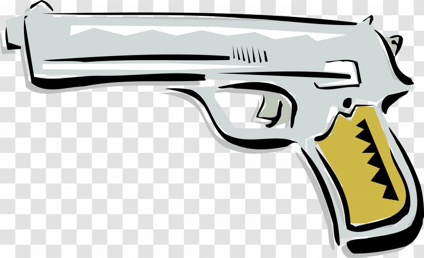 Trigger Weapon Pistol Firearm - Automotive Design - Battlefield Transparent PNG
