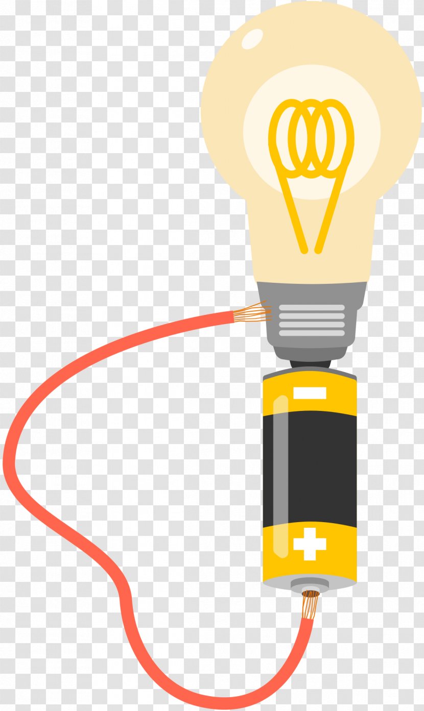 Electrical Wires & Cable Incandescent Light Bulb Battery Electricity Transparent PNG