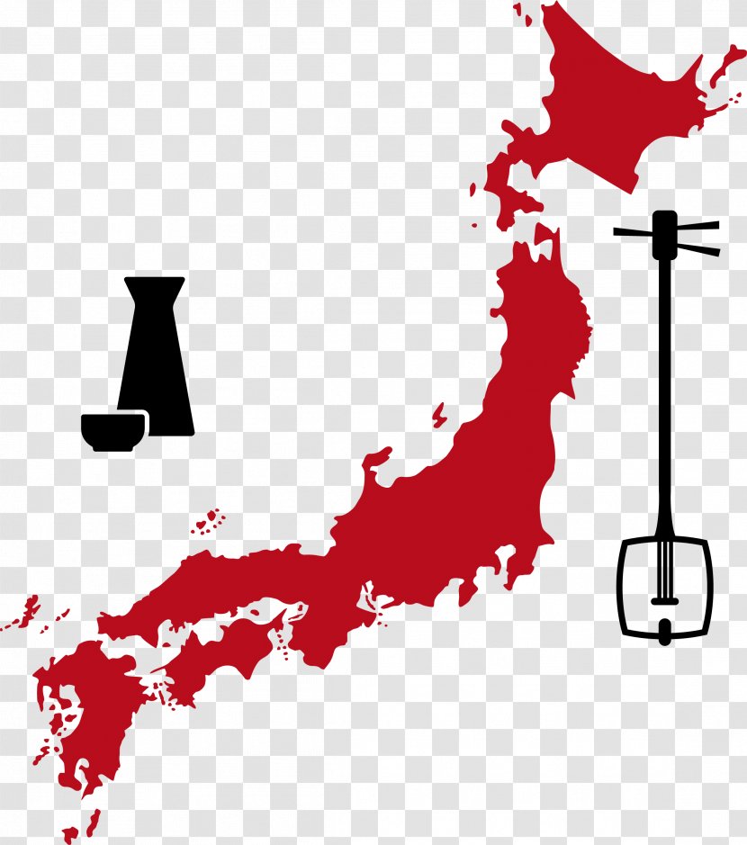 Japan Map Royalty-free Illustration - Overview - Classic Japanese Creative Elements Transparent PNG